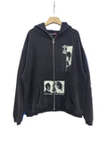 ERD Black Multi‑Photo Patch Full Zip Hoodie