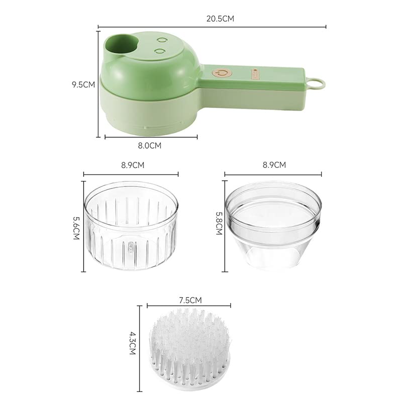 4 in 1 Handheld Electric Vegetable Chopper Set I4269