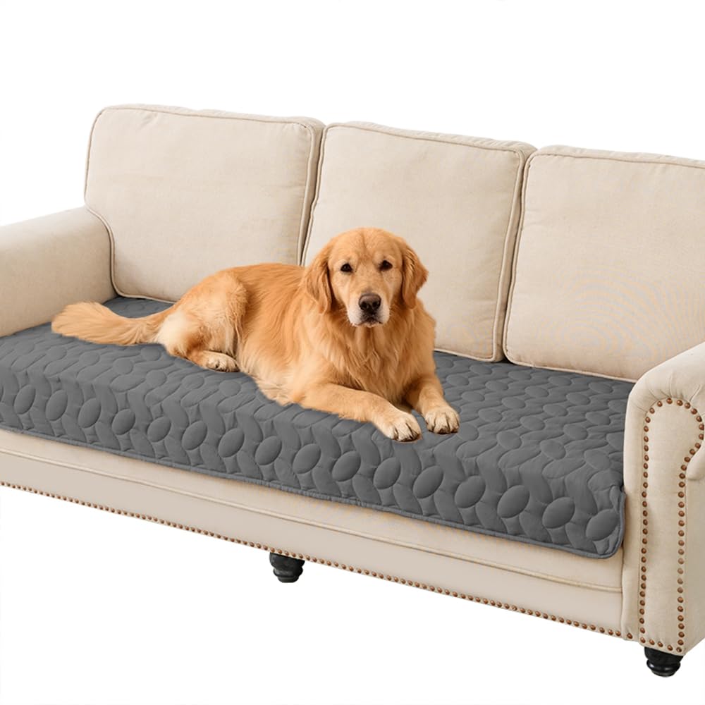 Waterproof Pet Bed Cover 30x70 Inch Dark Grey H95062