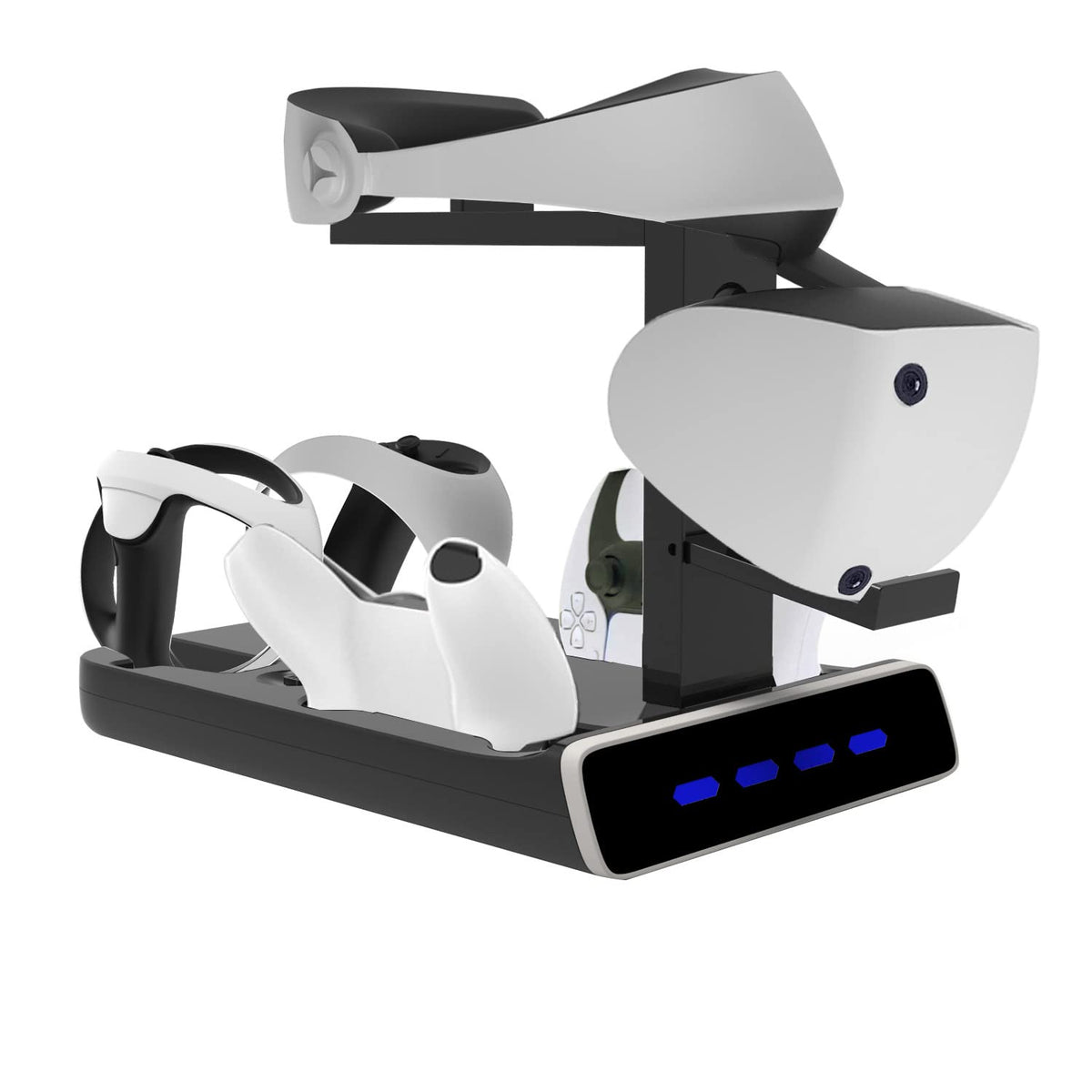 Multifunctional Controller Charging Station with LED Cooling Base and Headset Holder V4981