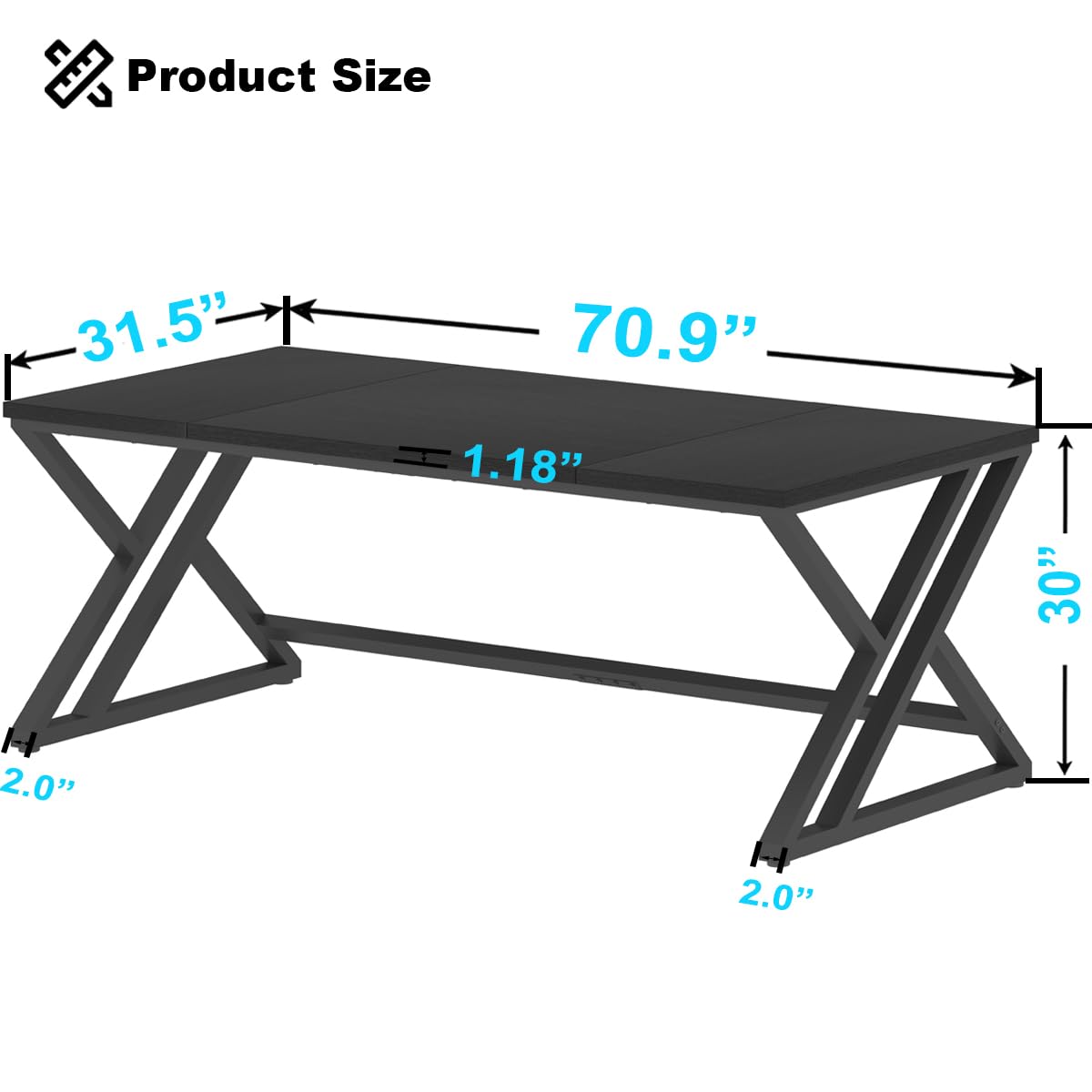 Black Computer Desk M26578