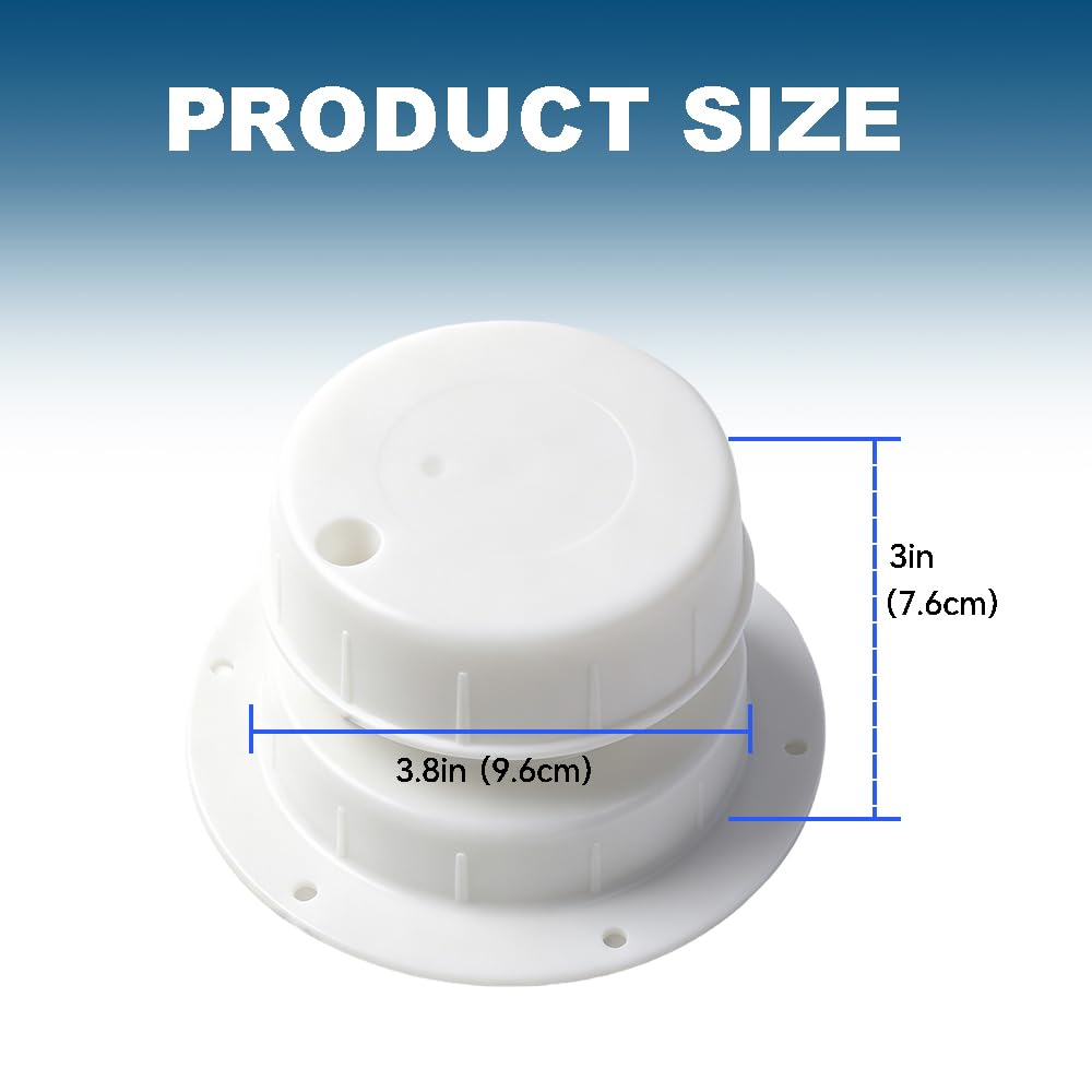 RV Plumbing Vent Caps Replacement Plastic Roof Cover 1 to 2 3/8 Inch Pipe O429