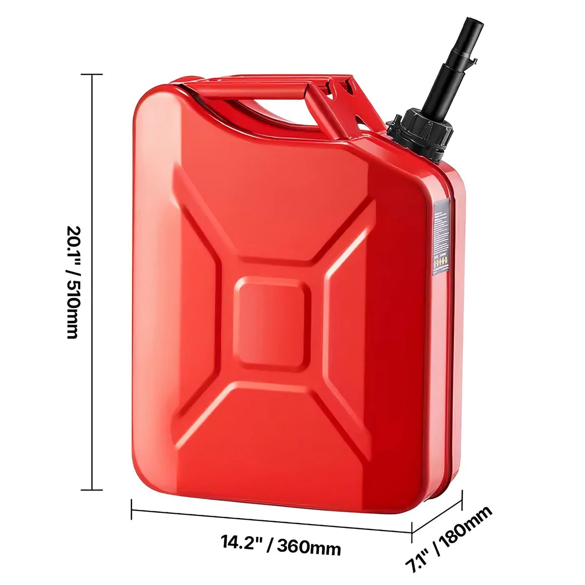 5 Gallon Metal Storage Jar with Spout & Handle P5546