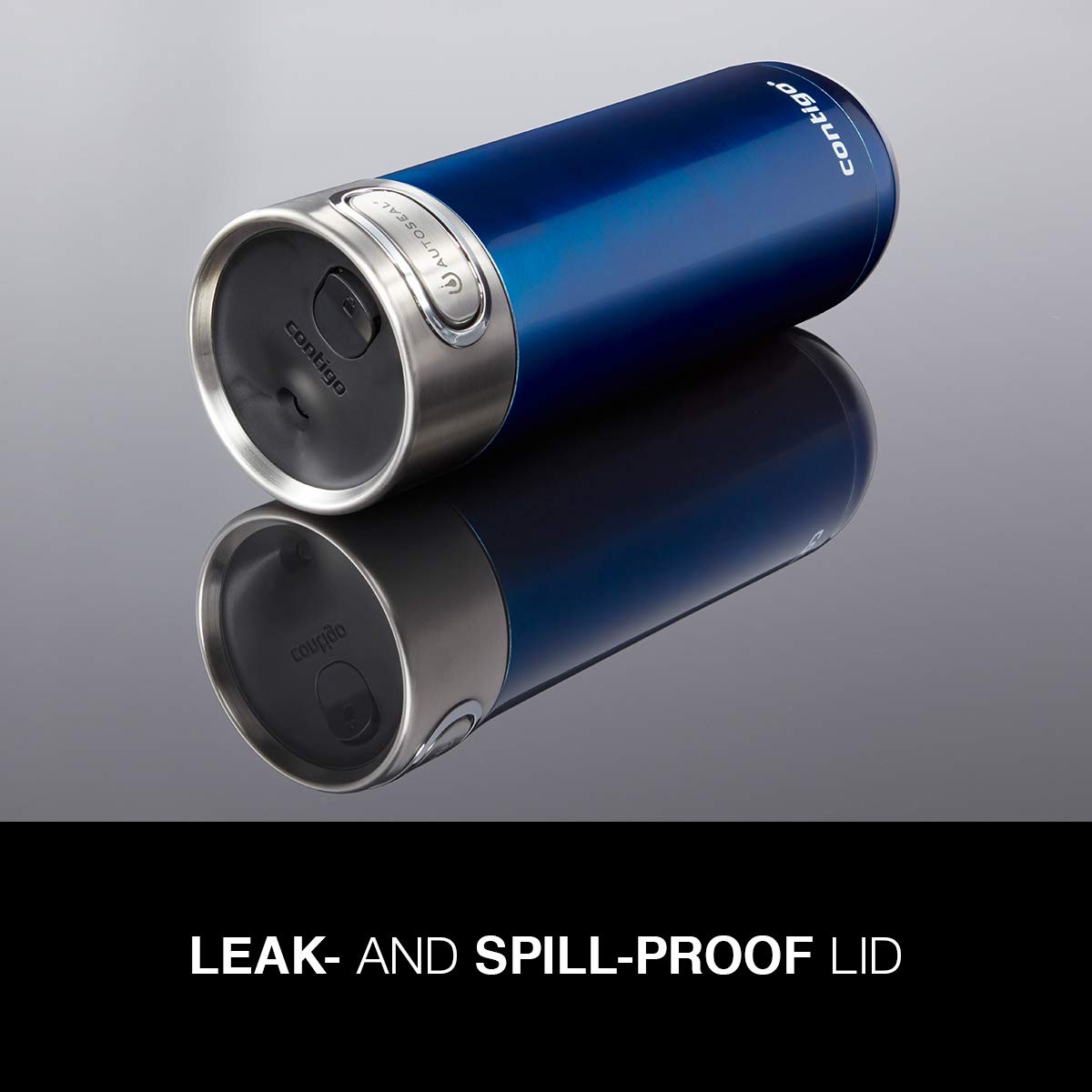 16oz Stainless Steel Thermal Travel Mugs Set of 2 F23739