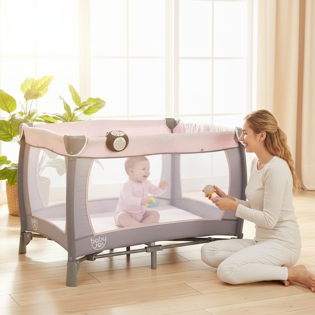 5 in 1 Pack and Play with Bassinet and Diaper Changing Table I5658