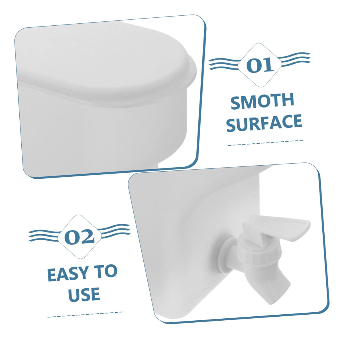 Water Jug with Faucet 3.5L PP Large Capacity R3054