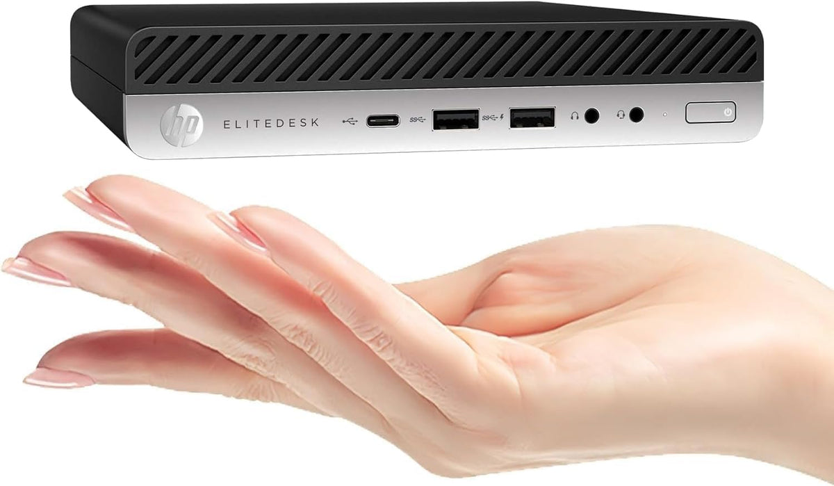 Mini PC Desktop Computer, Intel Core i5-9500T, 8GB DDR4 RAM, 256GB SSD, Keyboard & Mouse, WiFi, Windows 11 Pro E116811