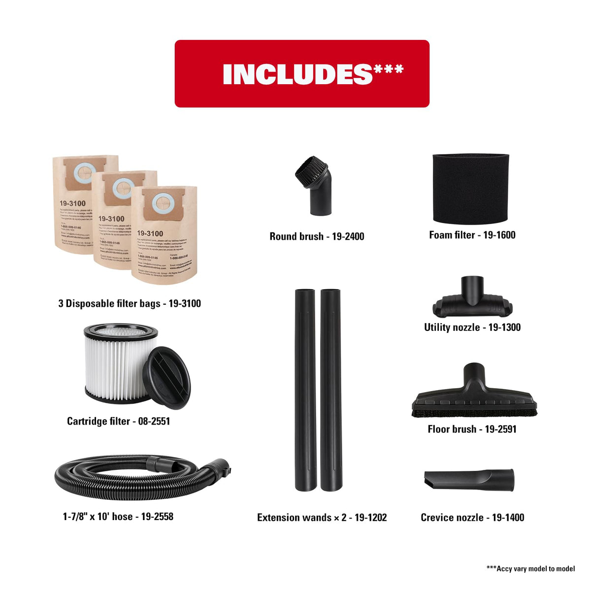 8 Gallon Stainless Steel Wet and Dry Shop Vacuum E163