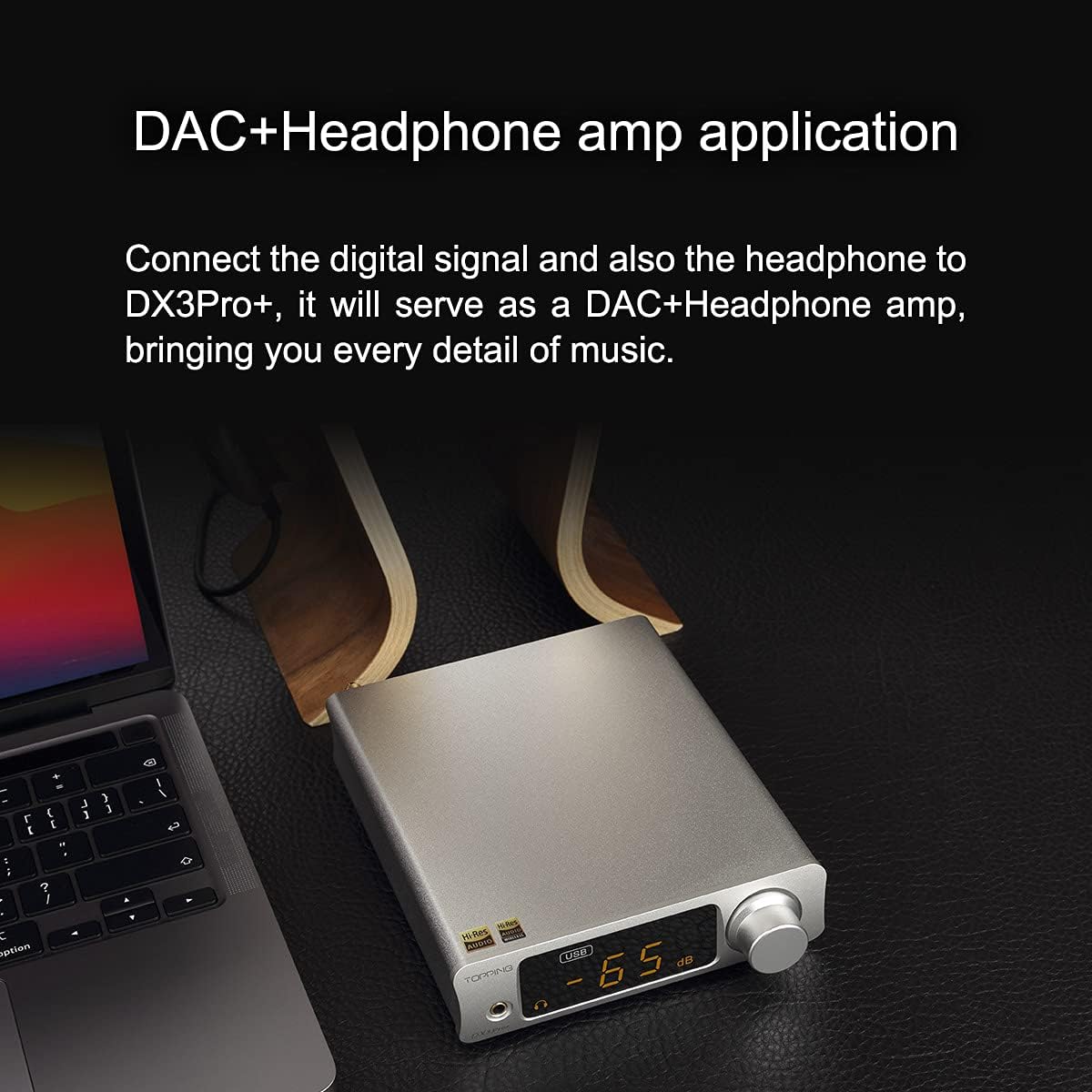 Hi-Res Audio DAC & Headphone Amplifier T470