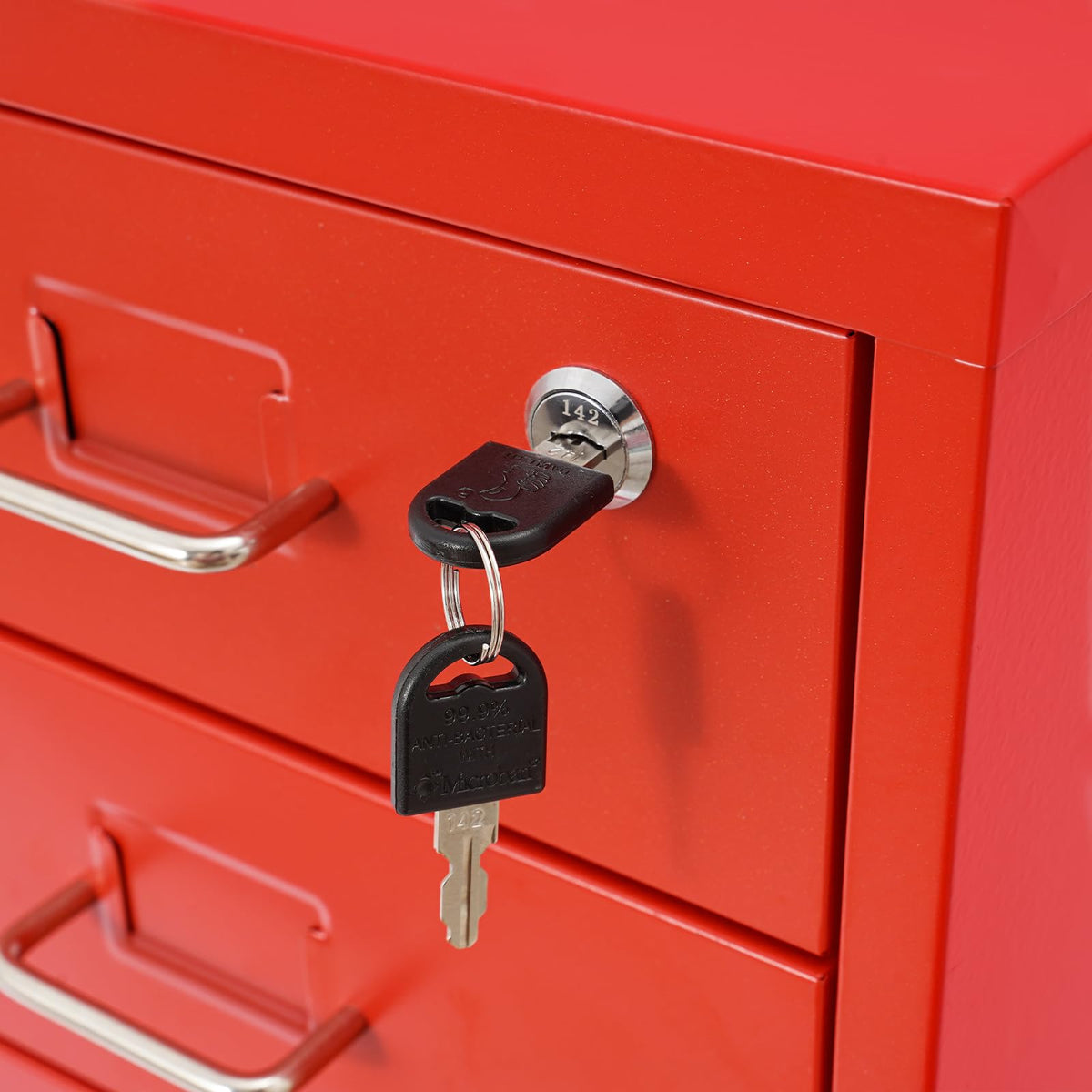 6 Drawer Metal Rolling File Cabinet with Lock Q289605