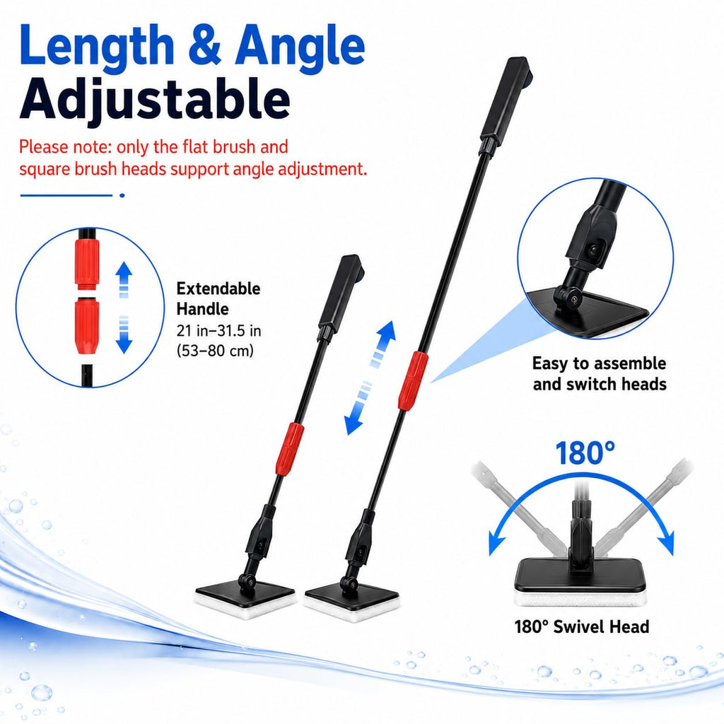 7 in 1 Aquarium Cleaning Kit with Adjustable Long Handle S96149