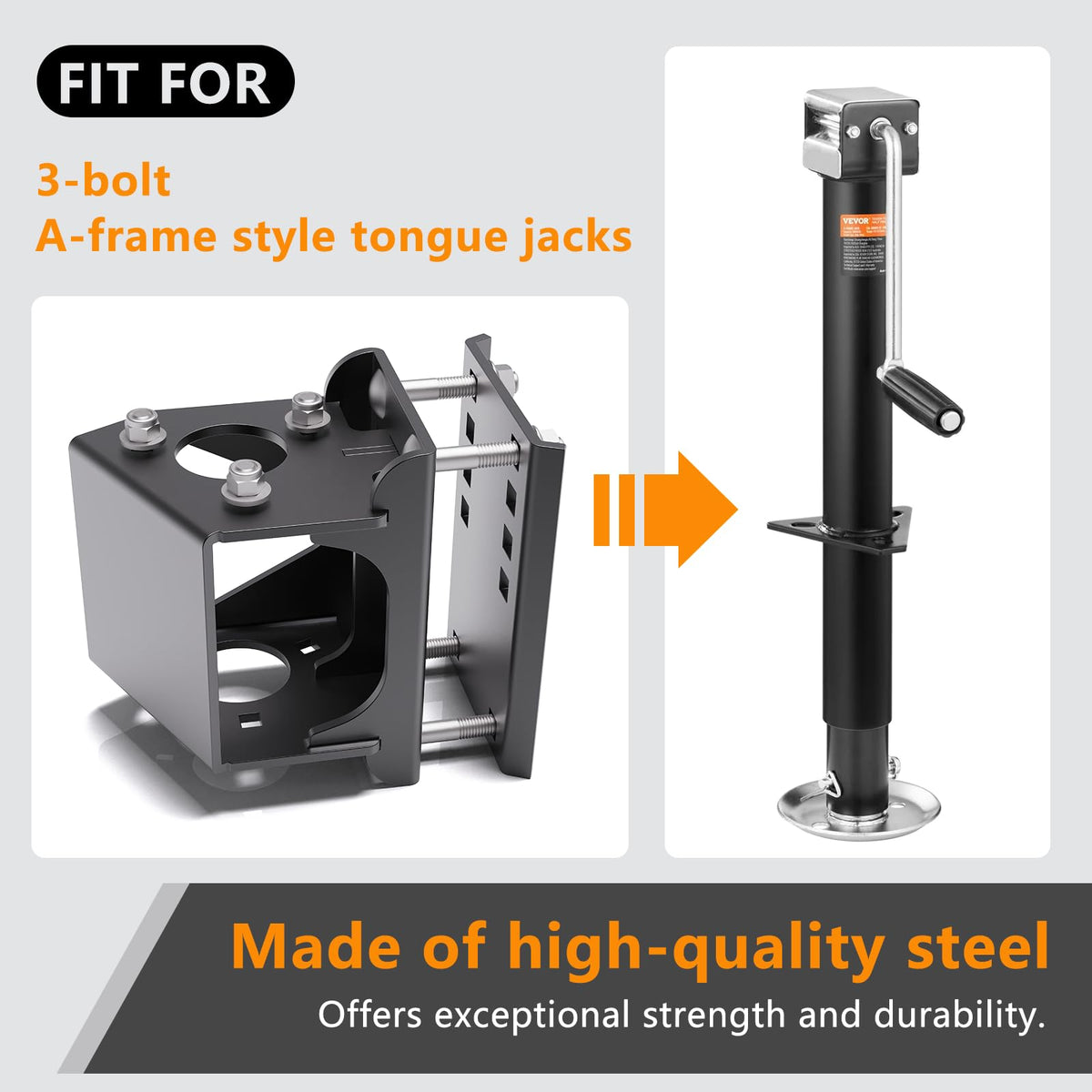Heavy Duty Trailer Jack Relocation Kit W782