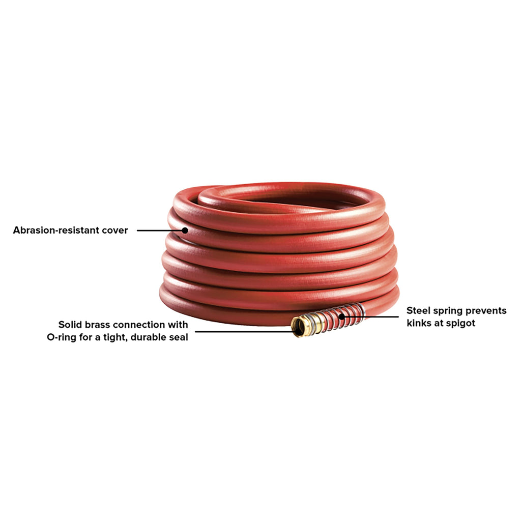 3/4" x 75' Heavy Duty Kink Resistant Garden Hose F364