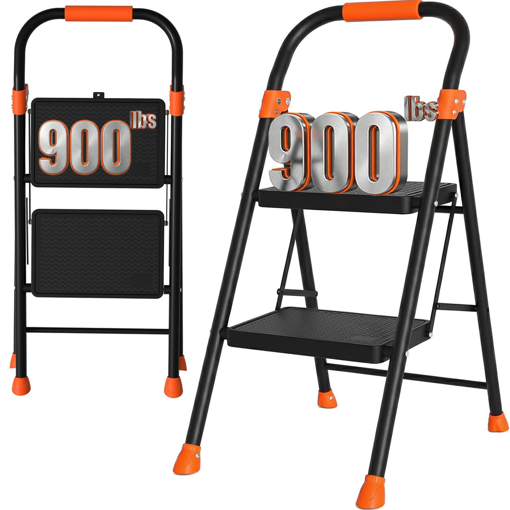 Heavy Duty 2 Step Ladder with Safety Lock J680614