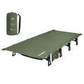 Extra Wide Folding Lightweight Camping Cot Bed R7464