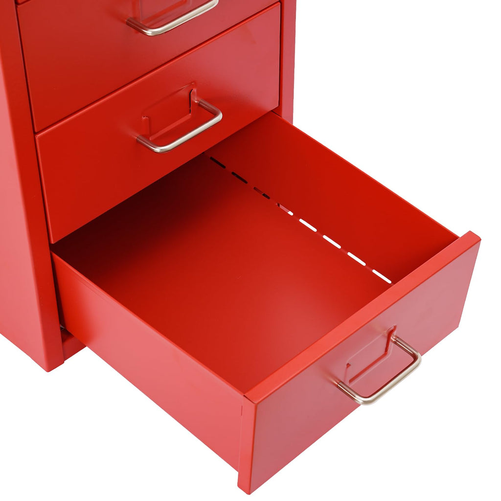 6 Drawer Metal Rolling File Cabinet with Lock Q289605