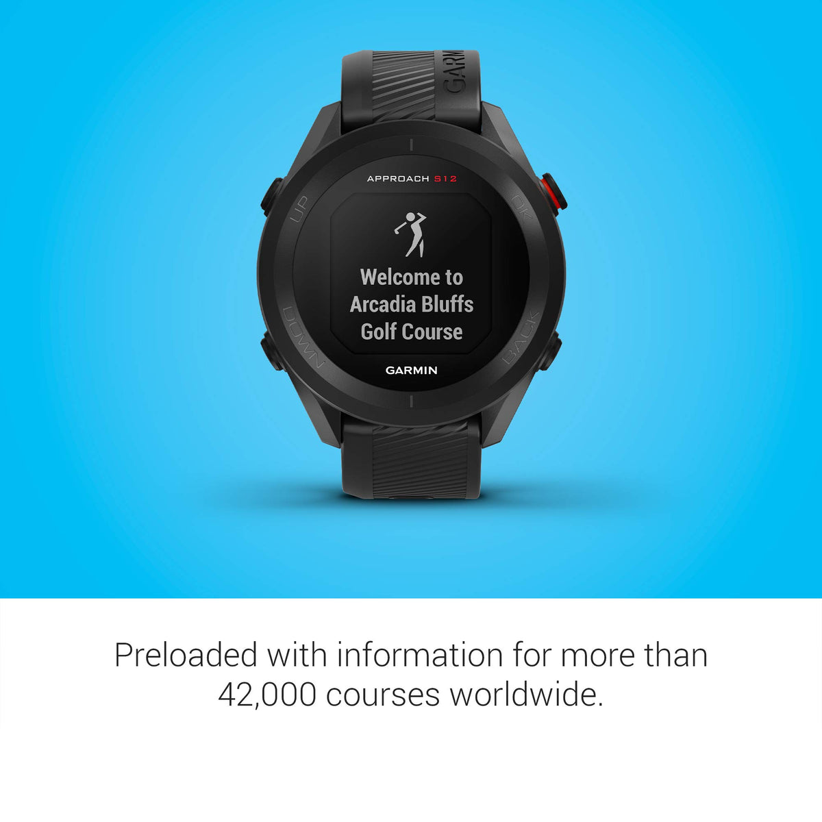 Black Golf Watch C12606