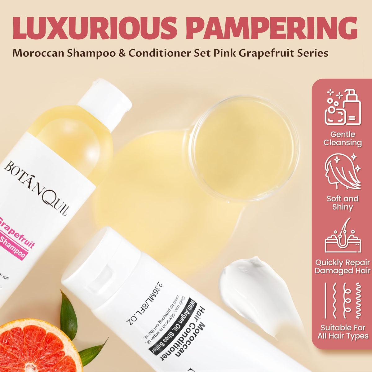 Argan Oil Shampoo and Conditioner Set W987