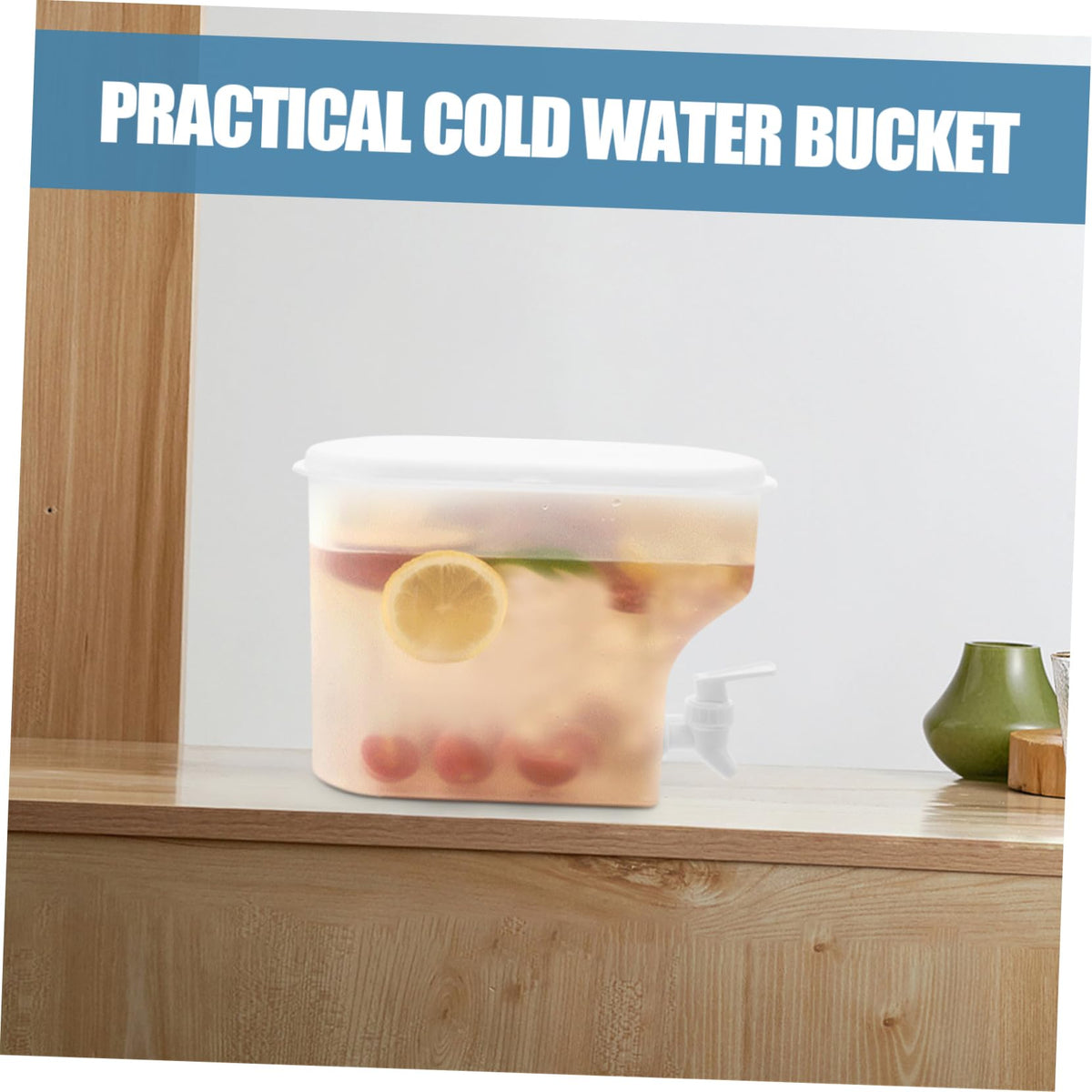 Water Jug with Faucet 3.5L PP Large Capacity R3054
