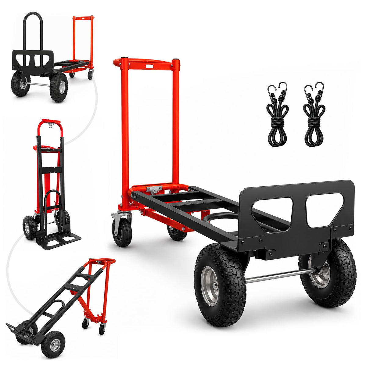 Heavy Duty Convertible Hand Truck with Wheels H611326