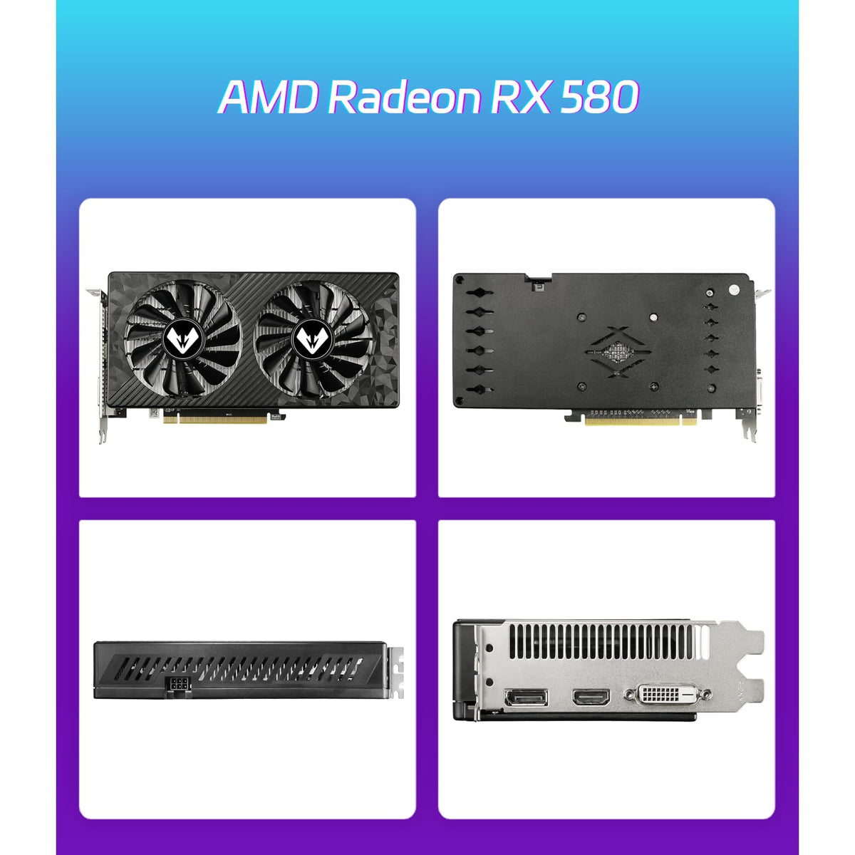 Radeon RX 580 8GB GDDR5 Gaming Graphics Card E495560