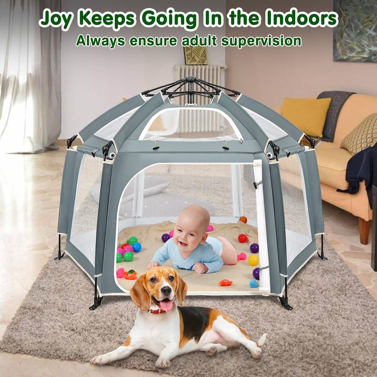 Pop Up Playpen for Babies and Toddlers X705270
