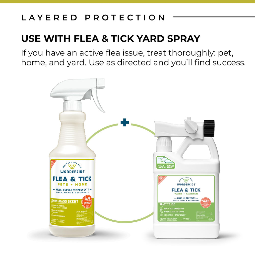 Flea, Tick and Mosquito Spray 4 oz Lemongrass & Cedarwood Y928302
