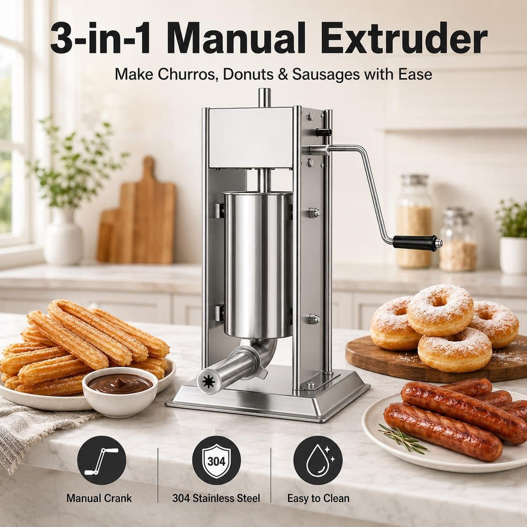 3L 304 Stainless Steel Sausage Stuffer & Churro Maker G989390