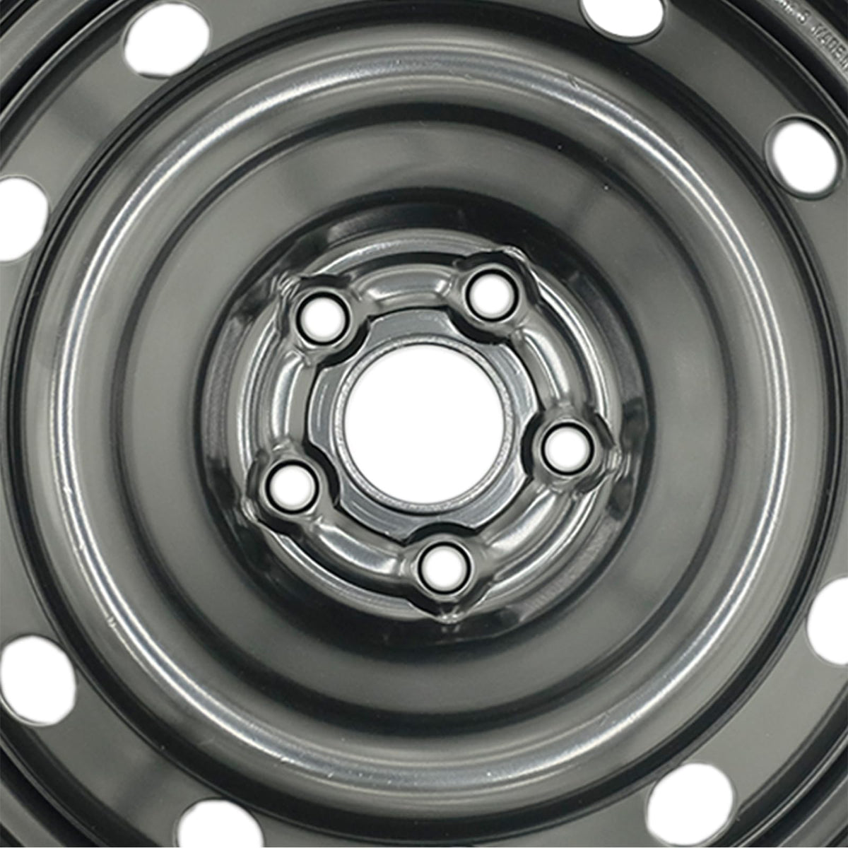 16" Steel Wheel Black Finish M7249