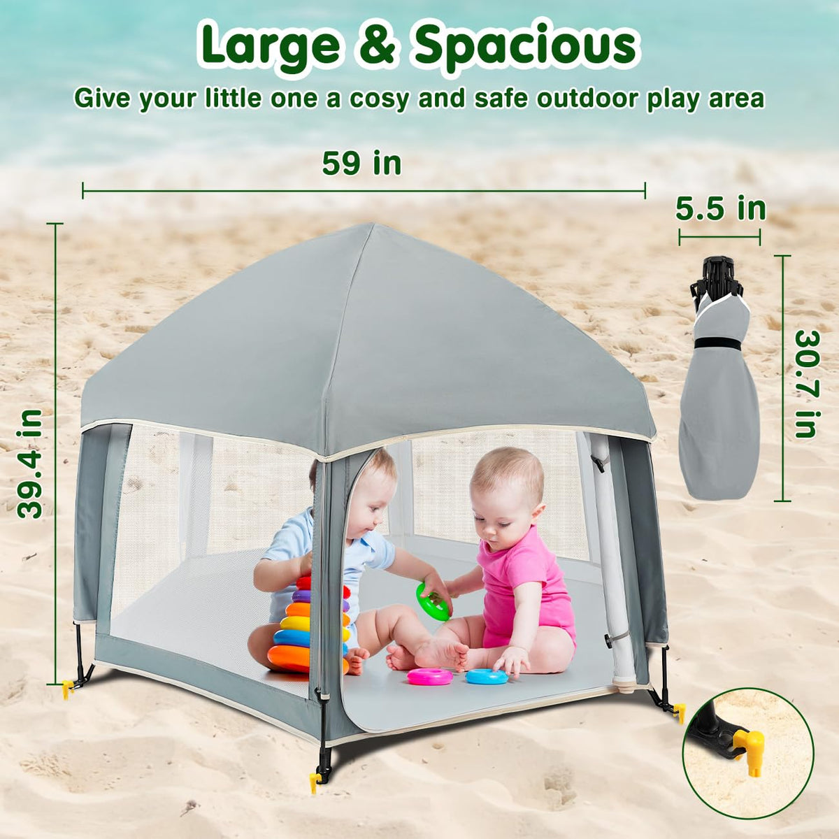 Pop Up Playpen for Babies and Toddlers X705270