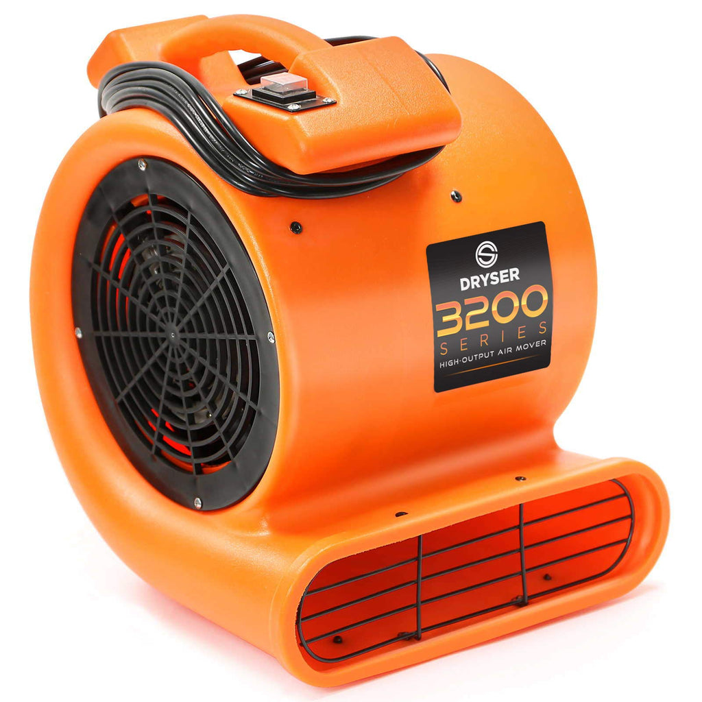 12pk 2 Speed 1/2 HP Air Mover Carpet Dryer Floor Fan A6392