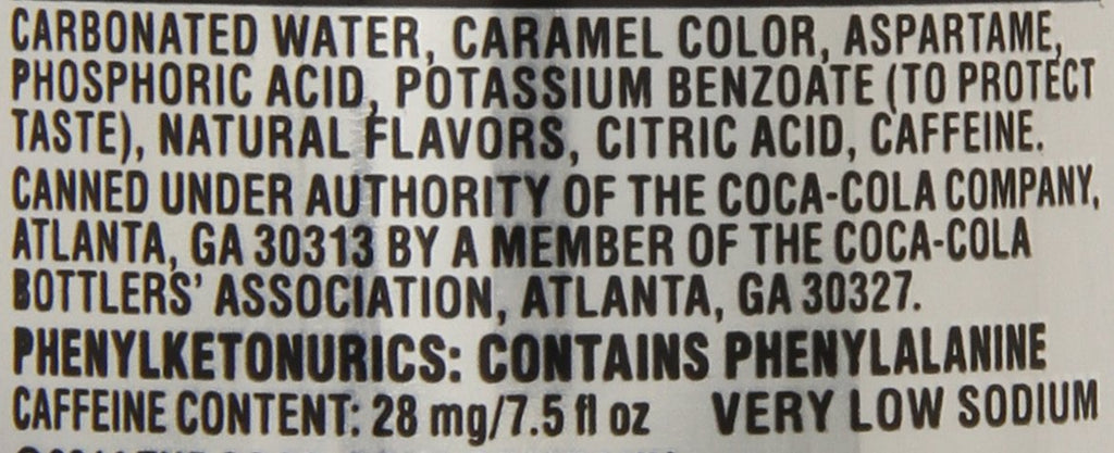 Diet Coke Mini-Cans, 7.5 fl oz (Pack of 24) L242