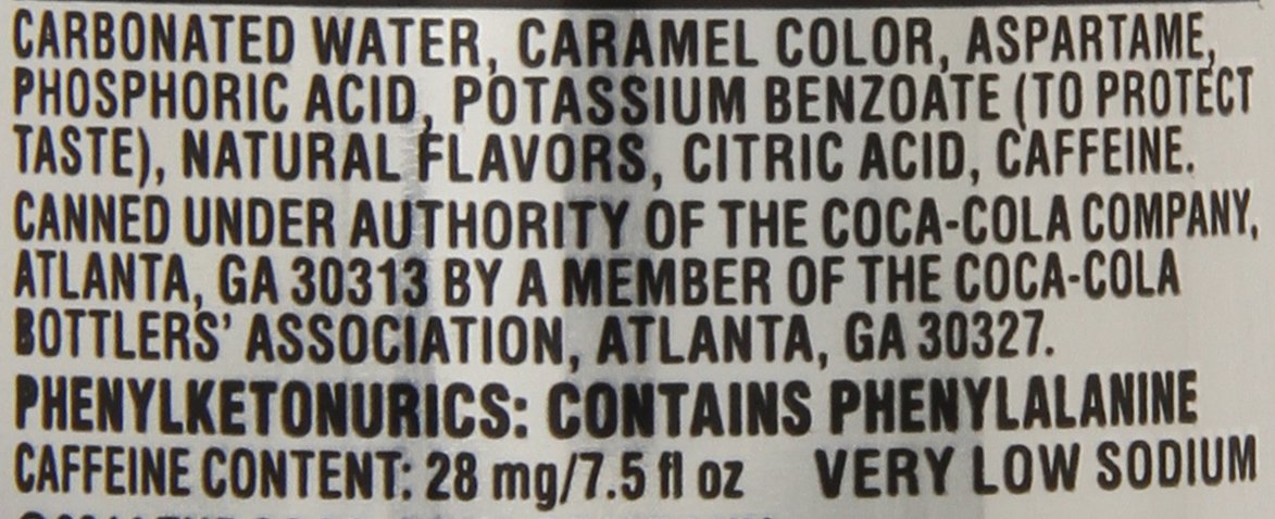 Diet Coke Mini-Cans, 7.5 fl oz (Pack of 24) L242