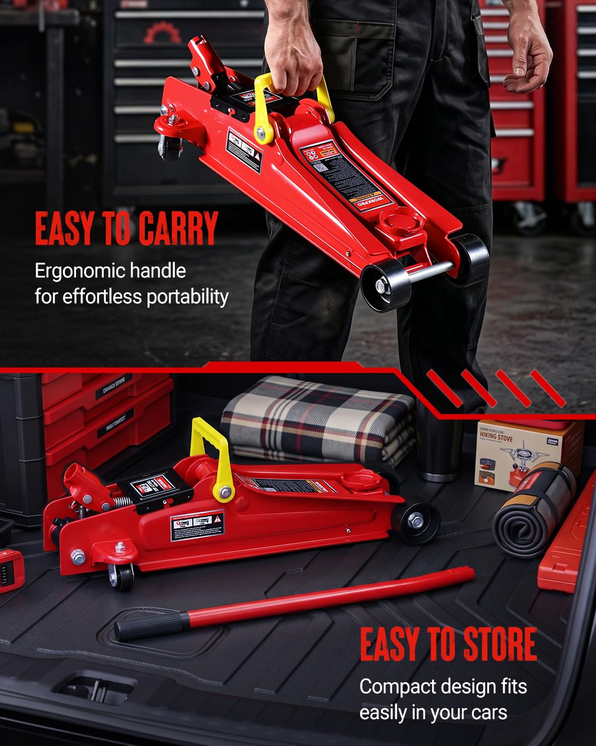 2.5 Ton Hydraulic Trolley Floor Jack T298