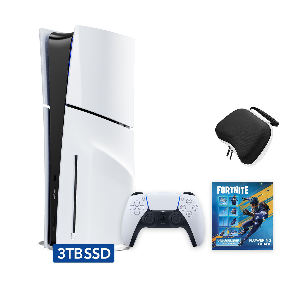 White 3TB Disc Edition Gaming Console N462698