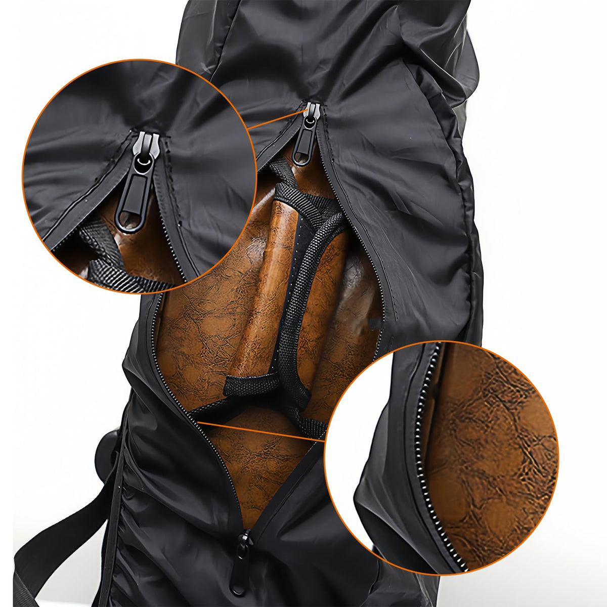 Black Waterproof Electric Guitar Bag Rain Cover A7869