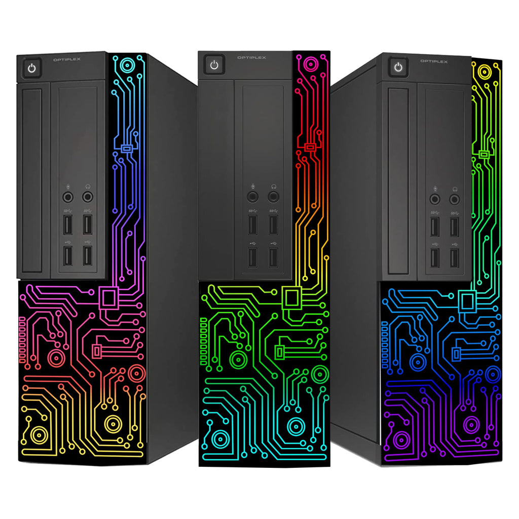 RGB Desktop Computer PC with 24 Inch Monitor, Intel i5, 8GB RAM, 512GB SSD, Windows 11 Pro J798