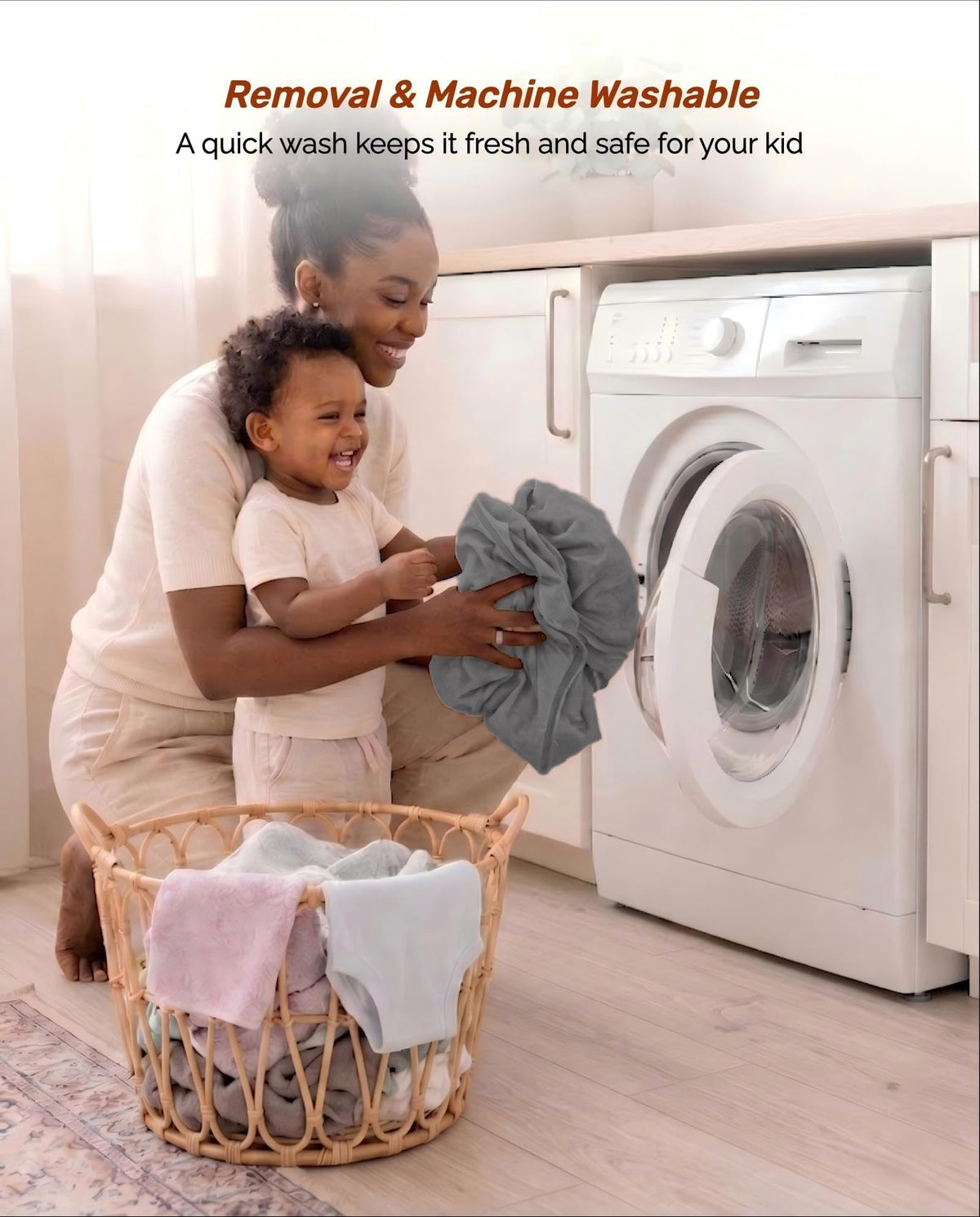 Portable Foldable Washable Toddler Travel Bed I9475