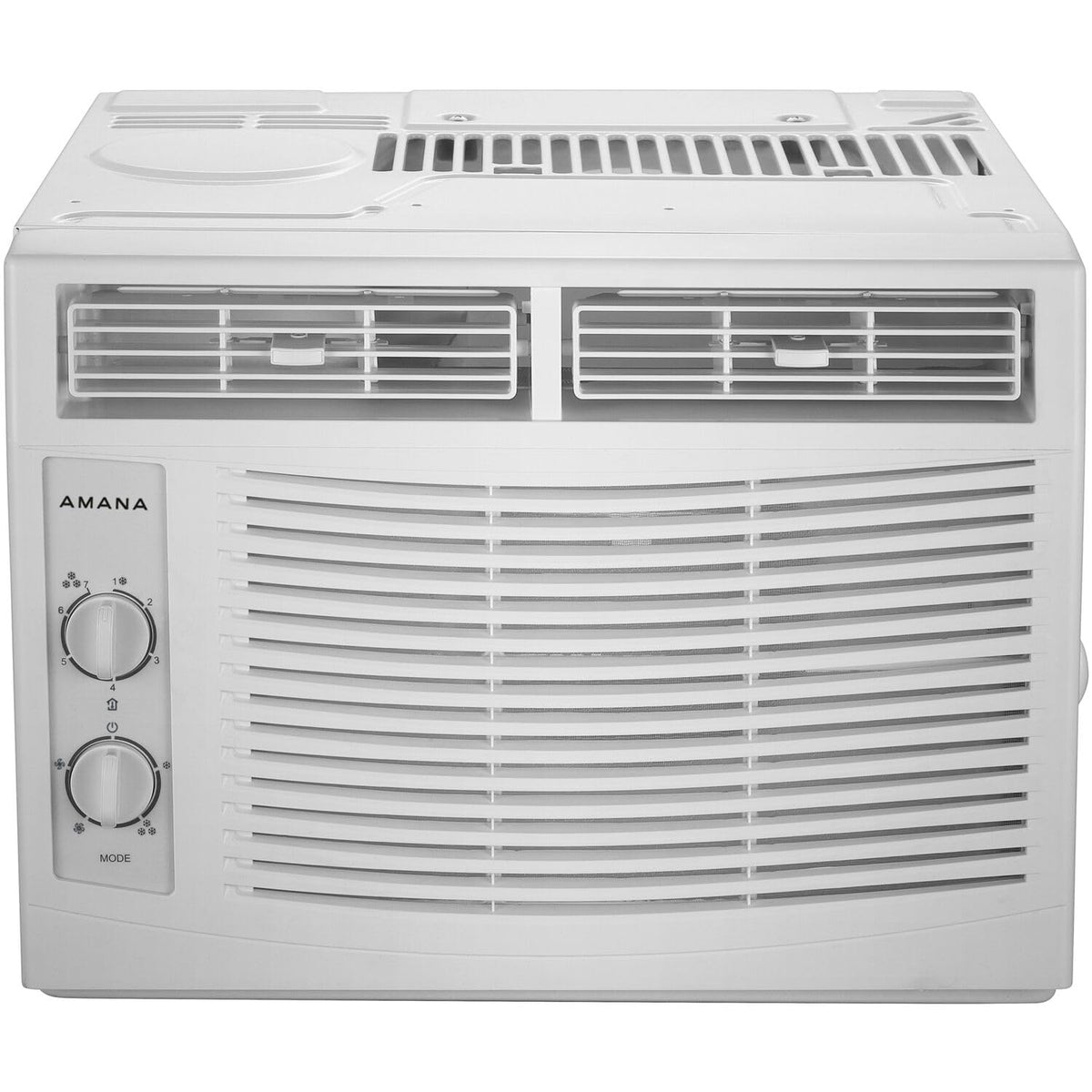 5,000 BTU Window Air Conditioner with Mechanical Controls, Dehumidifier, Washable Filter, 2 Fan Speeds, White Q99212