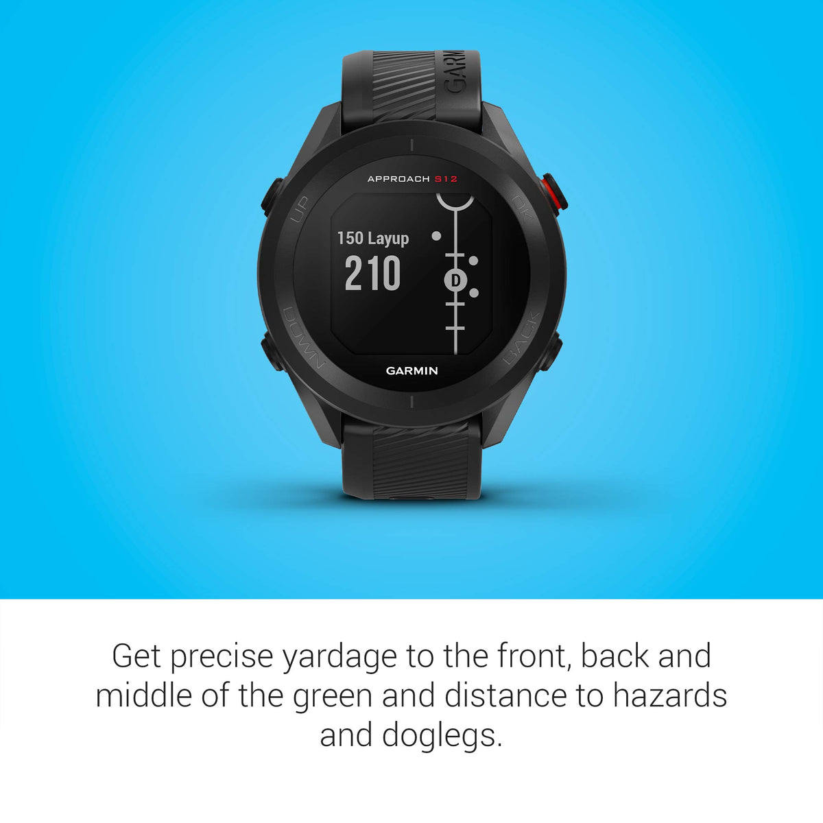 Black Golf Watch C12606