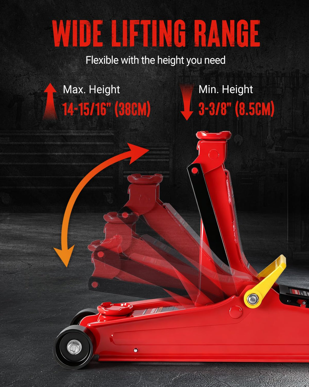 2.5 Ton Hydraulic Trolley Floor Jack T298