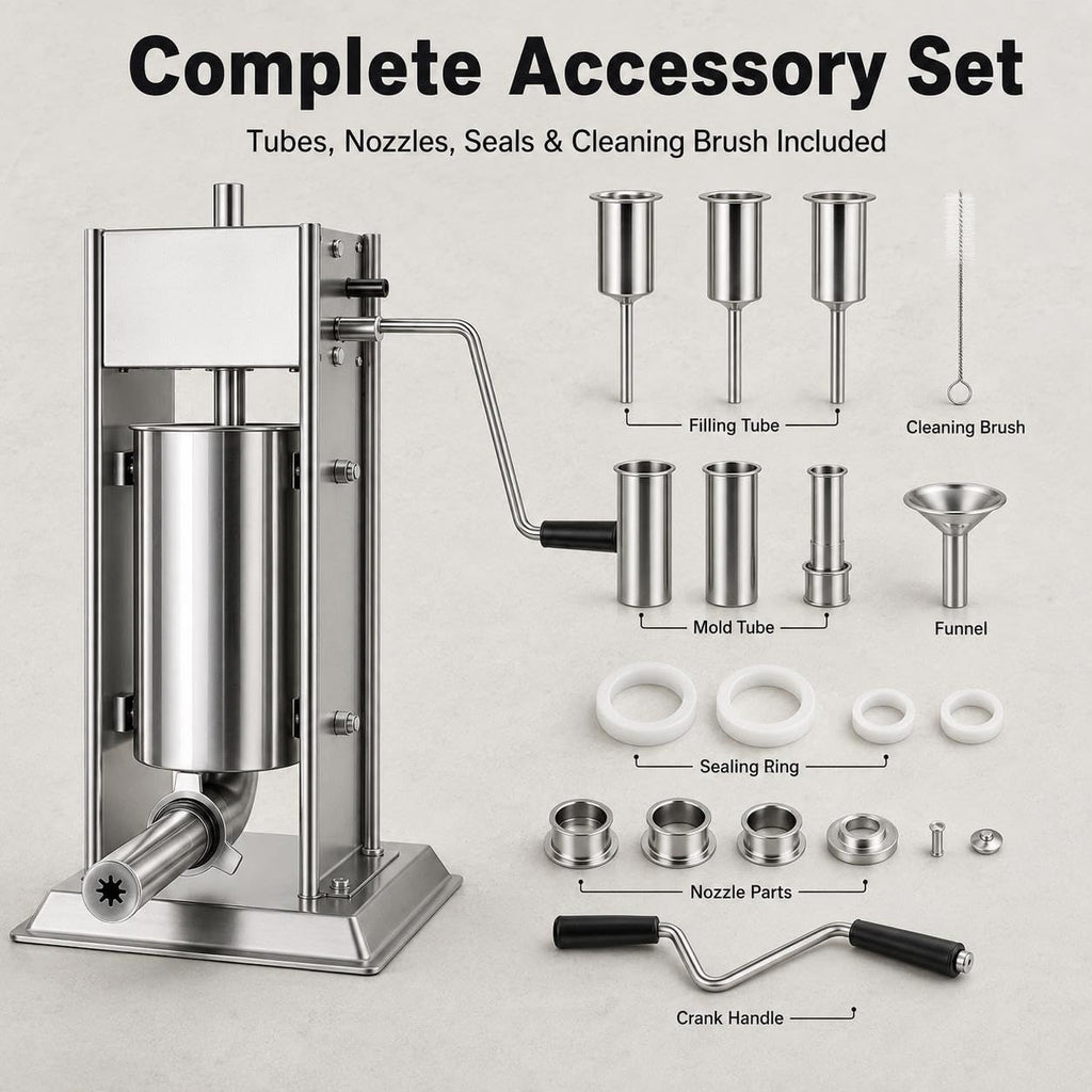 3L 304 Stainless Steel Sausage Stuffer & Churro Maker G989390
