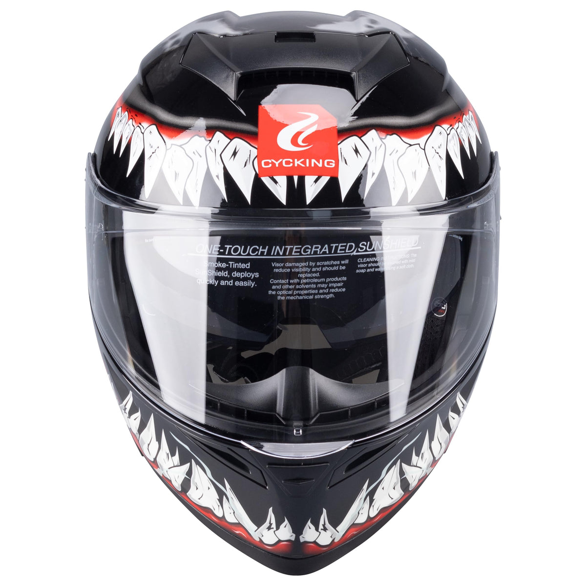 Modular Flip Up Full Face Motorcycle Helmet with Dual Visor T764