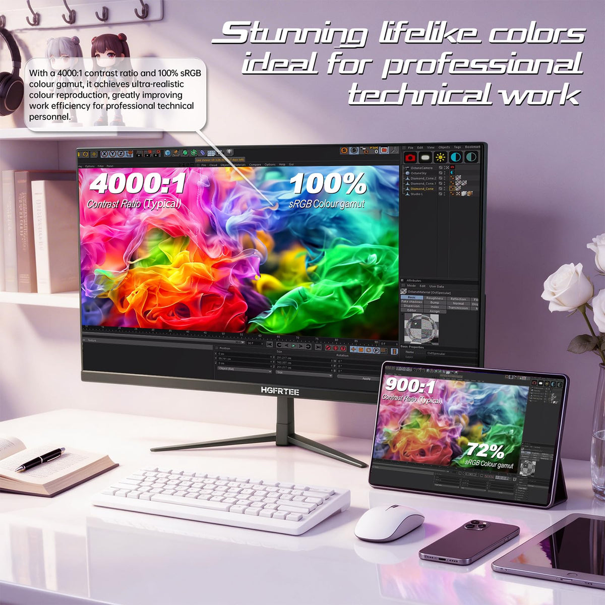 32 Inch 4K UHD Monitor D4696