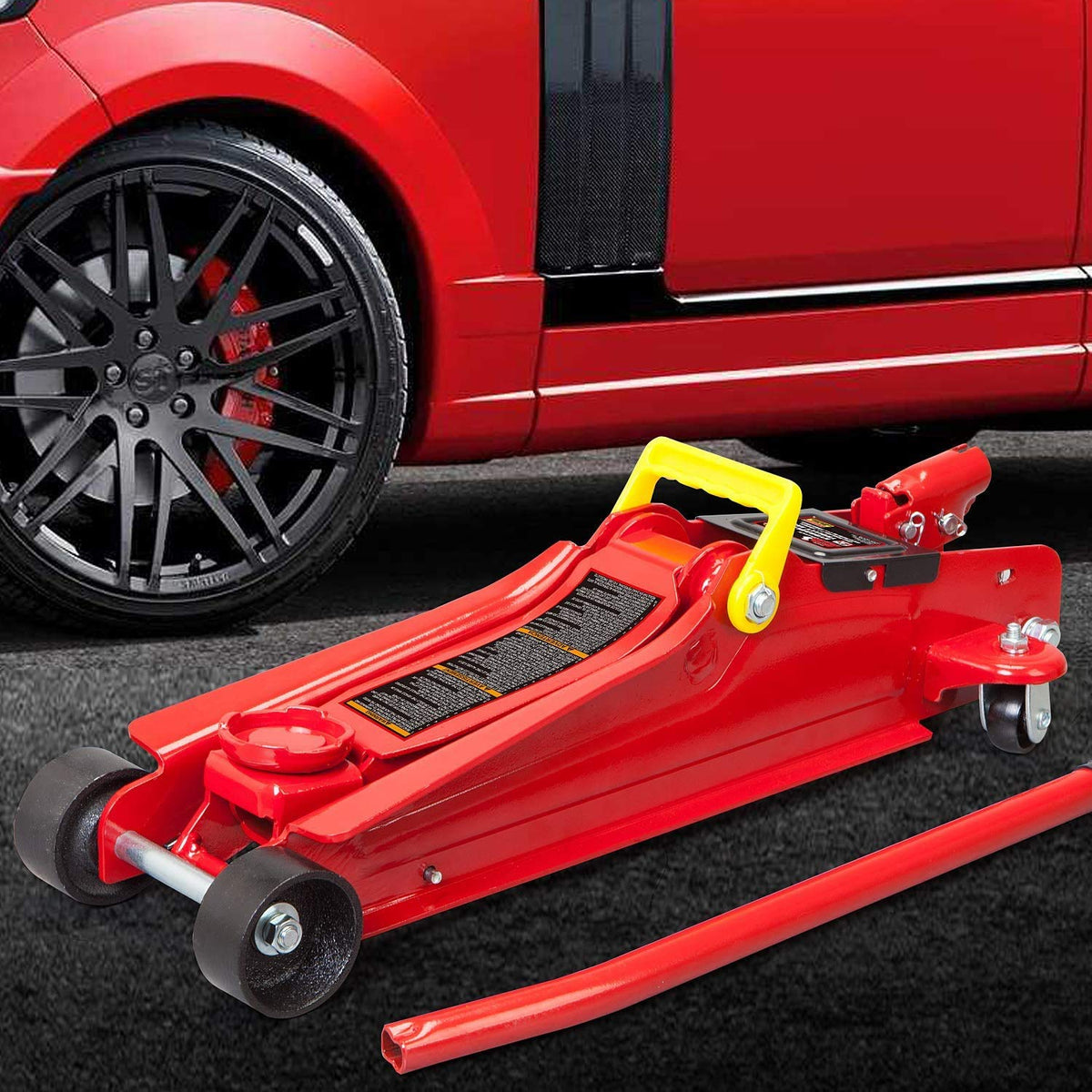 2.5 Ton Low Profile Trolley Floor Jack with Single Piston Quick Lift Pump H925