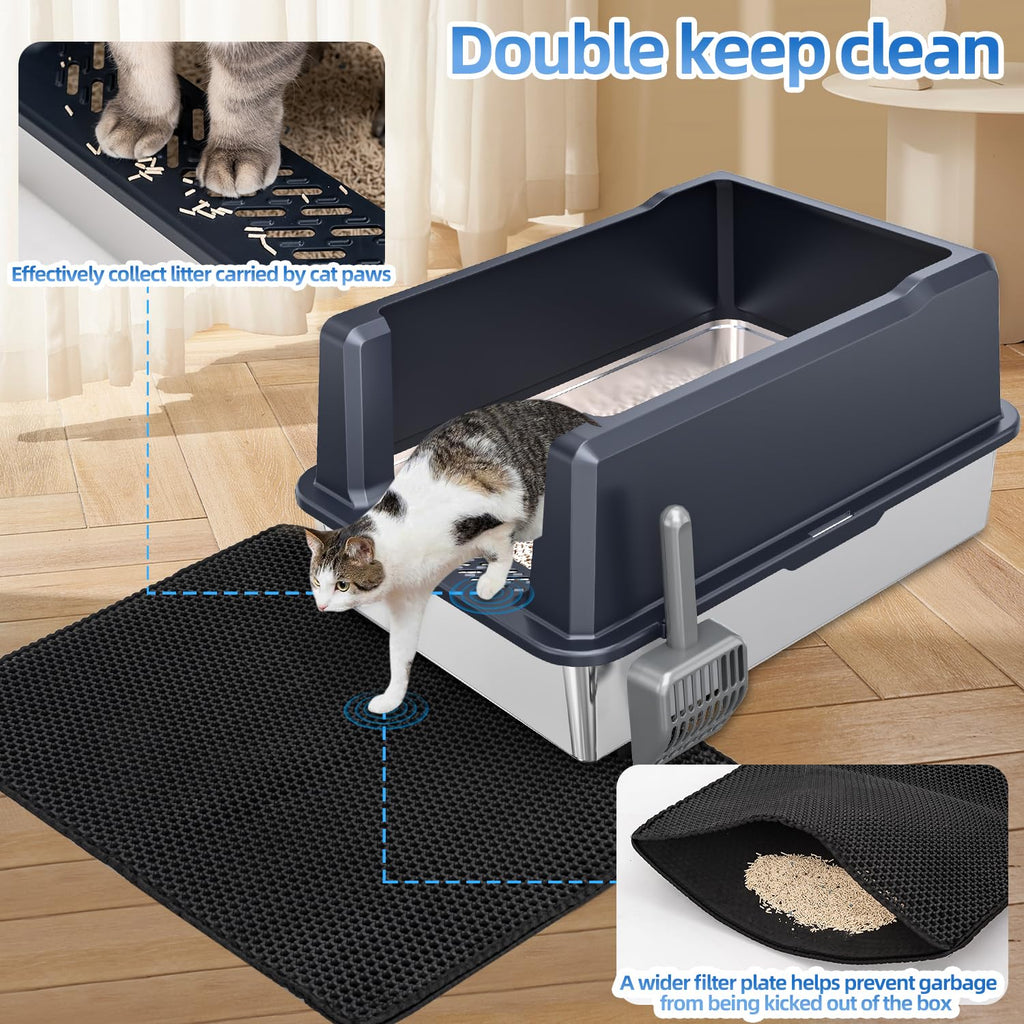 XXXL Stainless Steel Litter Box R4199