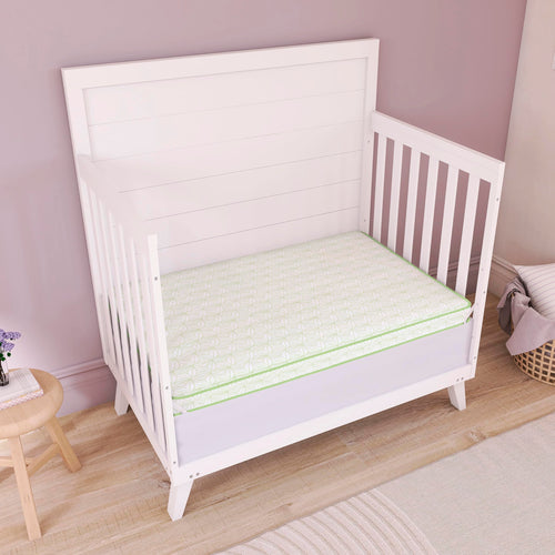 2-in-1 Mini Crib Mattress, Dual-Sided Waterproof Q46049