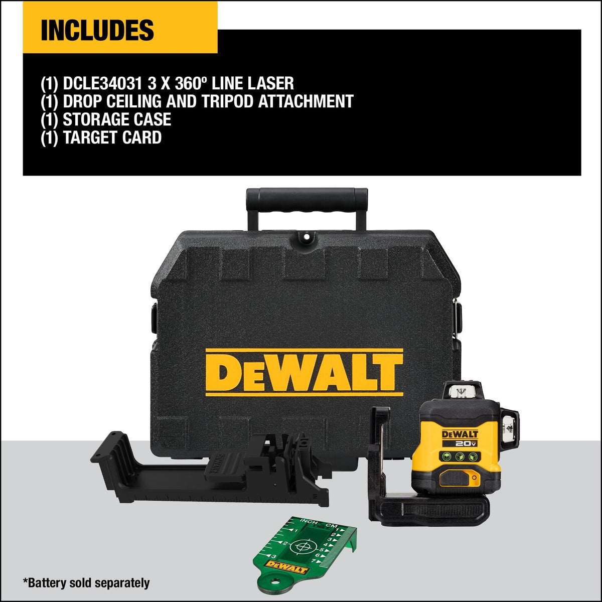 20V MAX Cross Line Laser Level H3344
