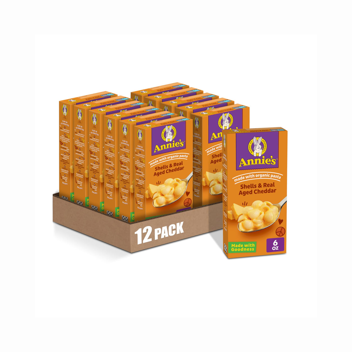 Shells and Real Aged Cheddar 6 oz 12 pk T792158