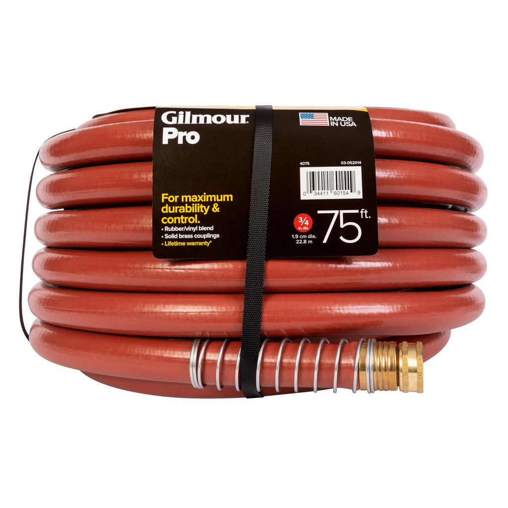 3/4" x 75' Heavy Duty Kink Resistant Garden Hose F364